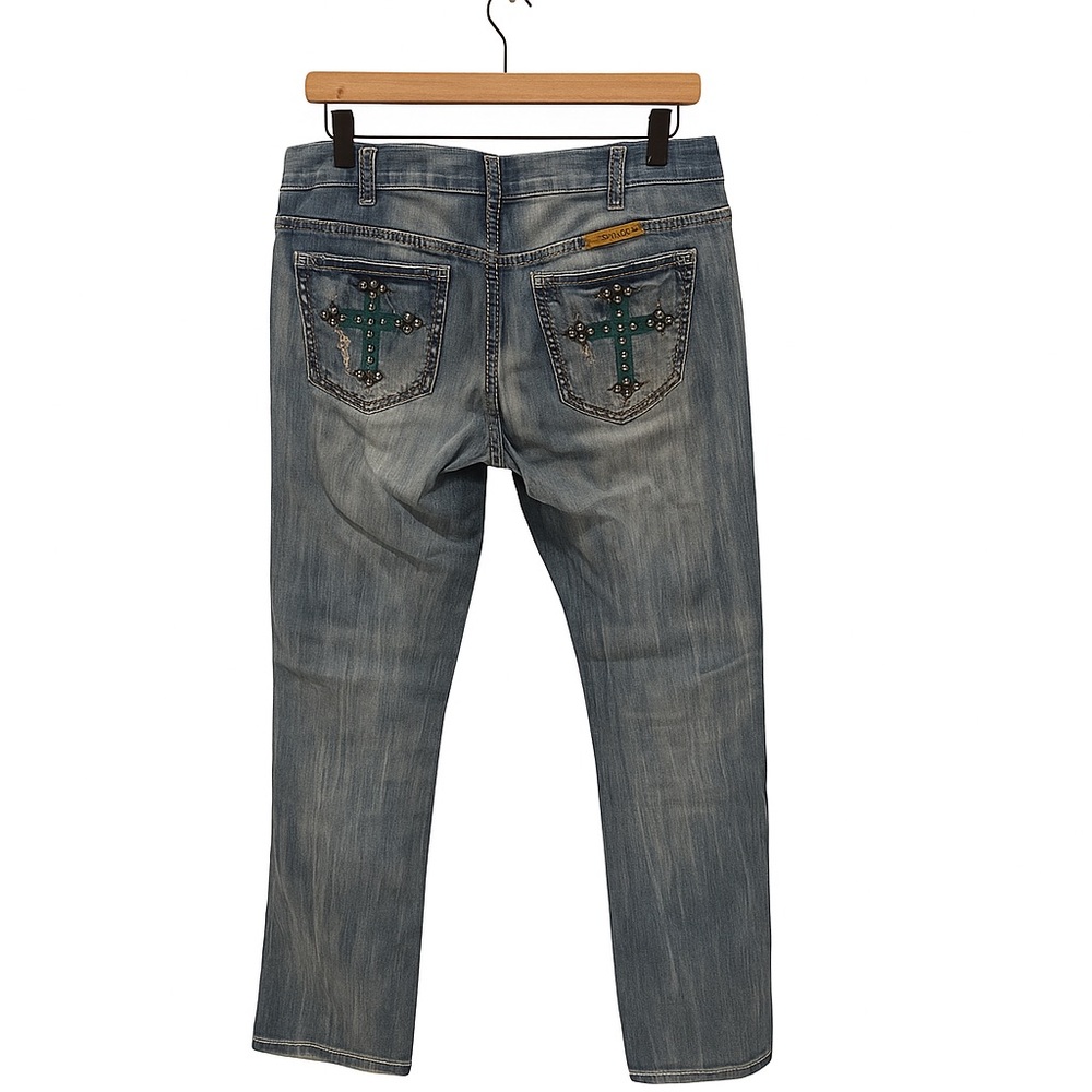 Cowgirl Tuff Co Women’s Cross Embellished Jean 30 x 33